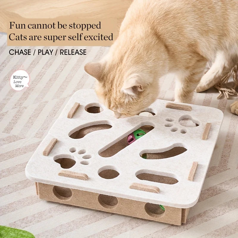 Felt Cat Play Box